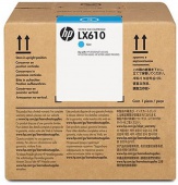 LX610 3-liter Cyan Latex Ink Cartridge