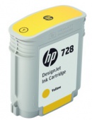 Картридж HP 728 Yellow 40 ml
